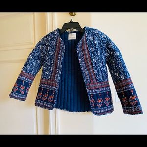 Zara girls quoted jacket size 9-10 multi color